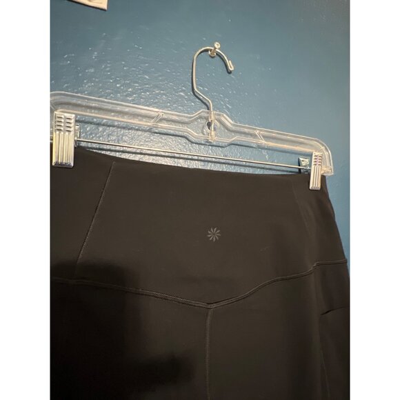 Athleta Salutation 7/8 Tight In Powervita Black M With Pockets - Picture 3 of 8